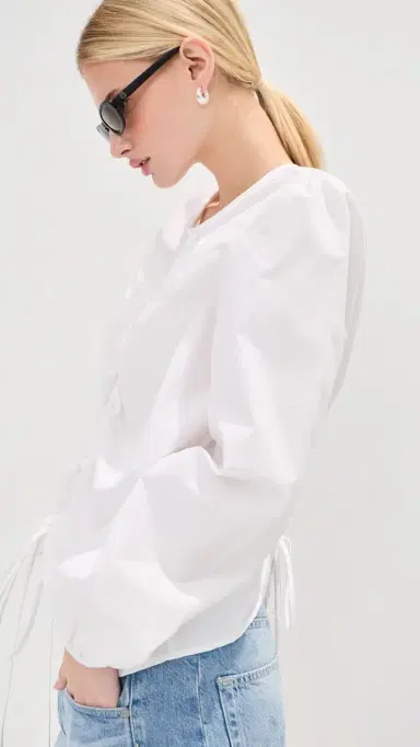 LE BOP Fallon Top White | Thumbnail 4