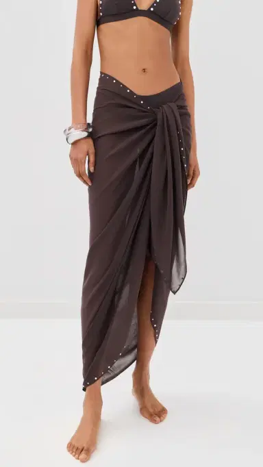 Staud Inlet Sarong Espresso Studs One Size | Thumbnail 2