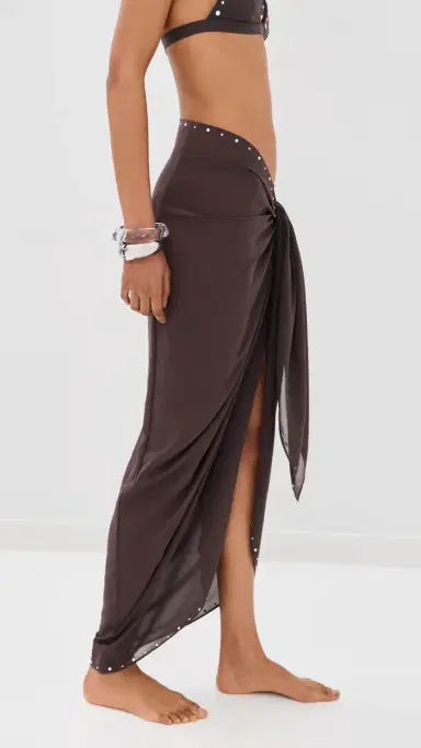 Staud Inlet Sarong Espresso Studs One Size | Thumbnail 4