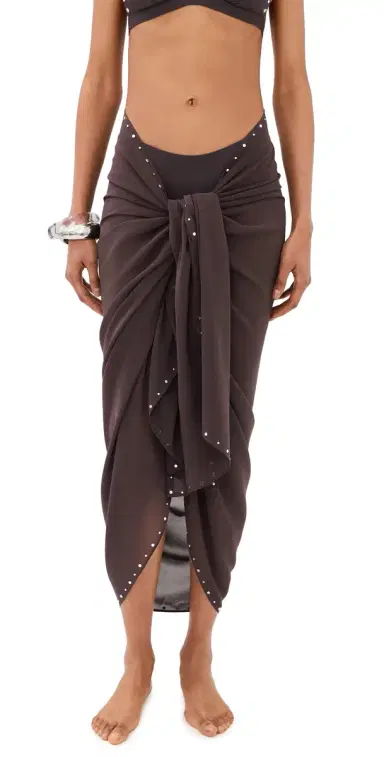 Staud Inlet Sarong Espresso Studs One Size | Thumbnail 1