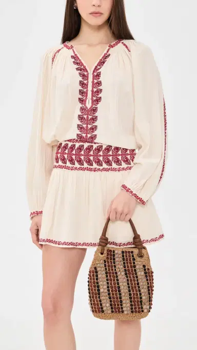 Veronica Beard Small Beaded Slouch Bag Hazelwood Multi | Thumbnail 3 Veronica Beard Small Beaded Slouch Bag Hazelwood Multi | Thumbnail 3