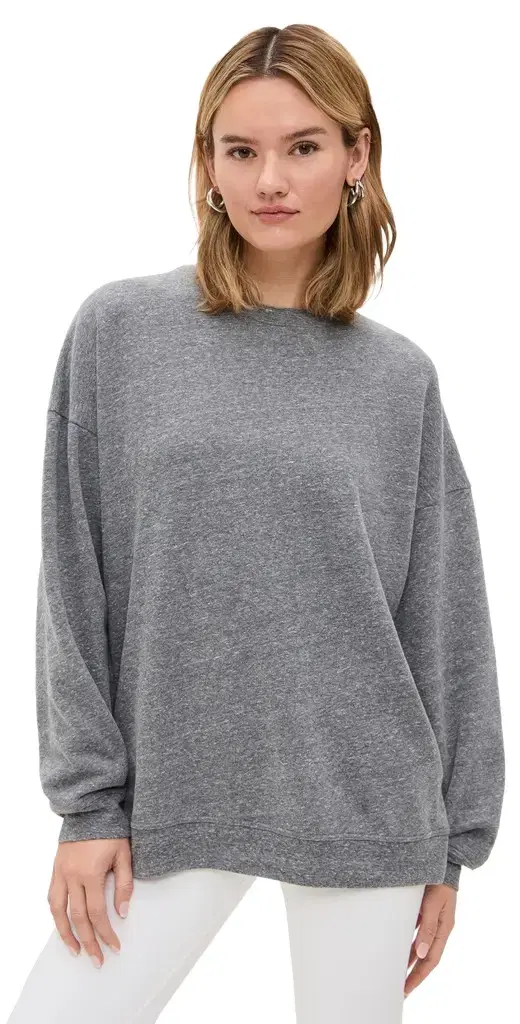 Year of Ours Crew weatshirt Heathered Grey