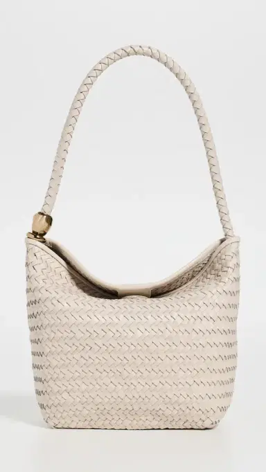 Madewell Handwoven Shoulder Bag with Beads Vintage Muslin One Size | Thumbnail 2 Madewell Handwoven Shoulder Bag with Beads Vintage Muslin One Size | Thumbnail 2