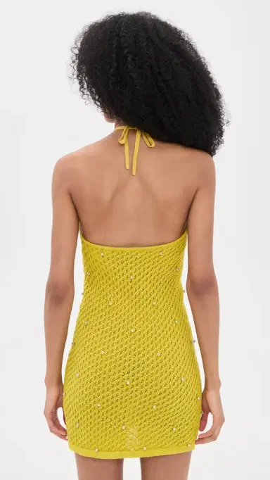 Staud Isola Coverup Dress Citron L | Thumbnail 3 Staud Isola Coverup Dress Citron L | Thumbnail 3