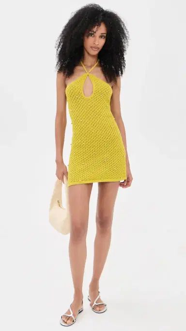 Staud Isola Coverup Dress Citron L | Thumbnail 5 Staud Isola Coverup Dress Citron L | Thumbnail 5