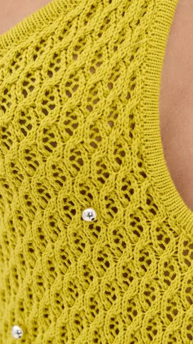 Staud Isola Coverup Dress Citron L | Thumbnail 6 Staud Isola Coverup Dress Citron L | Thumbnail 6