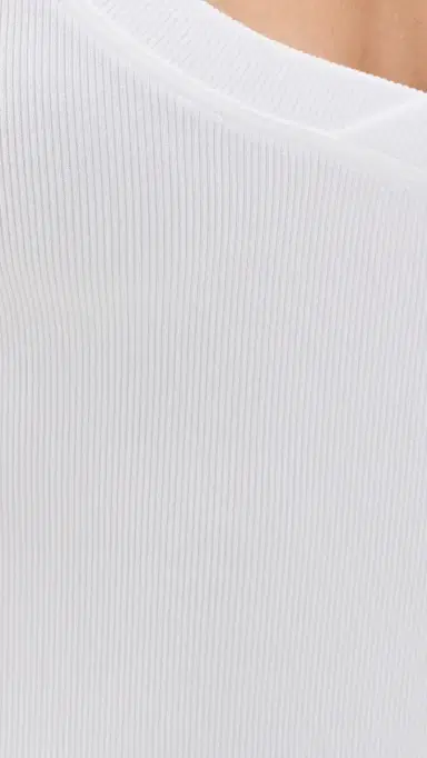 L'Agence Wrenna Racerback Thong Bodysuit White L | Thumbnail 6 L'Agence Wrenna Racerback Thong Bodysuit White L | Thumbnail 6