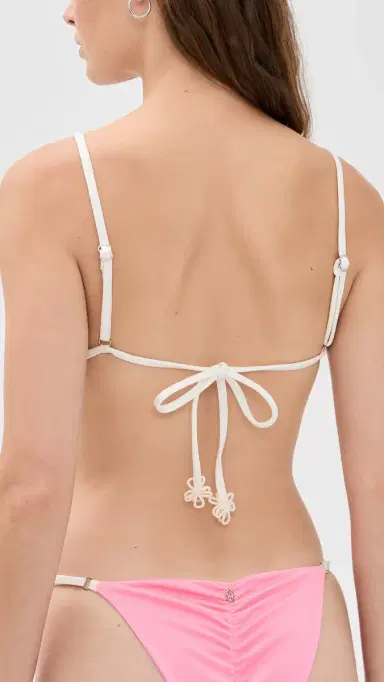 Ancora Fiori Pink Bikini Top Pink S | Thumbnail 3