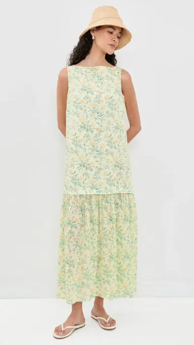 La Maregold The Eloise Dress Buttercup Chintz Floral | Thumbnail 5