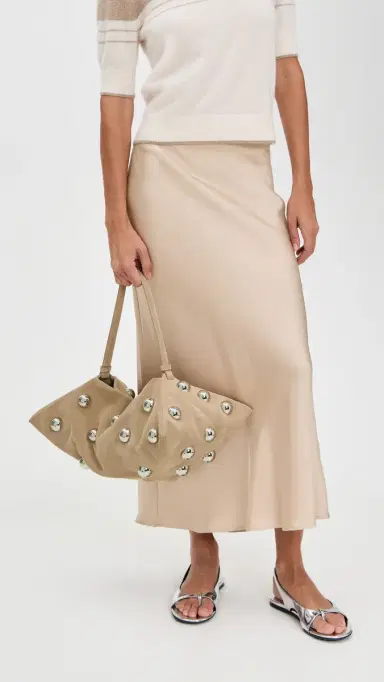 Altuzarra Origami Bag Cappuccino/Silver | Thumbnail 3