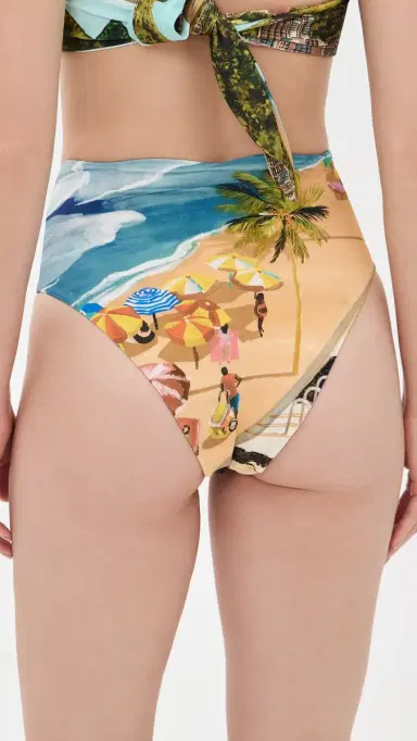 FARM Rio Copacabana Beach Multicolored Hot Pants Bikini Bottoms Copacabana Beach Multi | Thumbnail 3