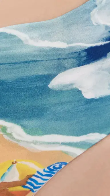 FARM Rio Copacabana Beach Multicolored Hot Pants Bikini Bottoms Copacabana Beach Multi | Thumbnail 5