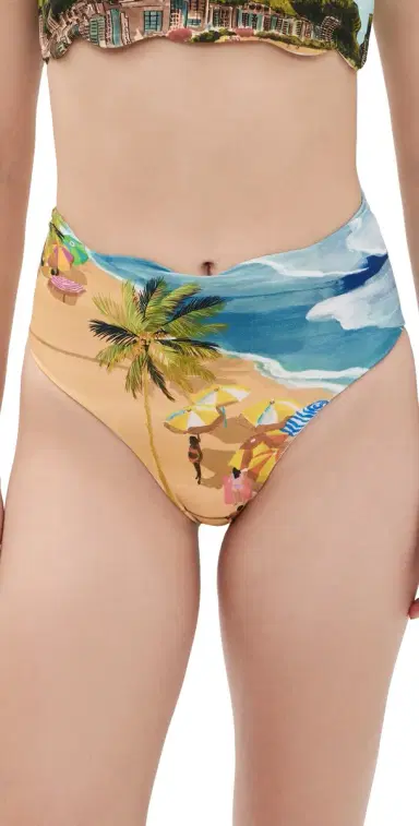 FARM Rio Copacabana Beach Multicolored Hot Pants Bikini Bottoms Copacabana Beach Multi | Thumbnail 1