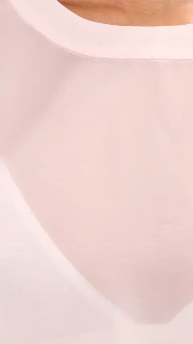 LE BOP Caroline Organza Tee Pink S | Thumbnail 6