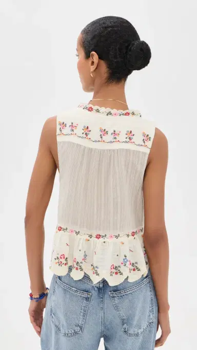 Free People Ellis Blouse Tea Combo | Thumbnail 3 Free People Ellis Blouse Tea Combo | Thumbnail 3