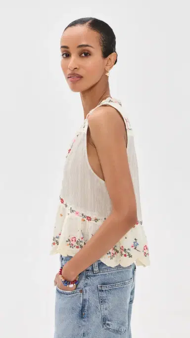 Free People Ellis Blouse Tea Combo | Thumbnail 4 Free People Ellis Blouse Tea Combo | Thumbnail 4
