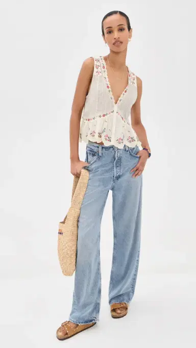 Free People Ellis Blouse Tea Combo | Thumbnail 5 Free People Ellis Blouse Tea Combo | Thumbnail 5