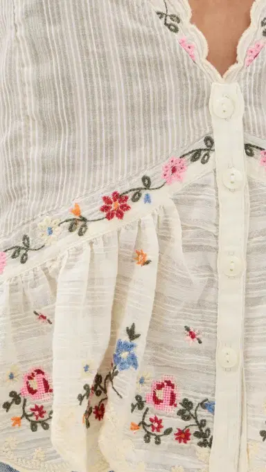Free People Ellis Blouse Tea Combo | Thumbnail 6 Free People Ellis Blouse Tea Combo | Thumbnail 6