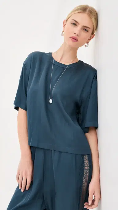 LE BOP Chandler atin Tee Navy | Thumbnail 2