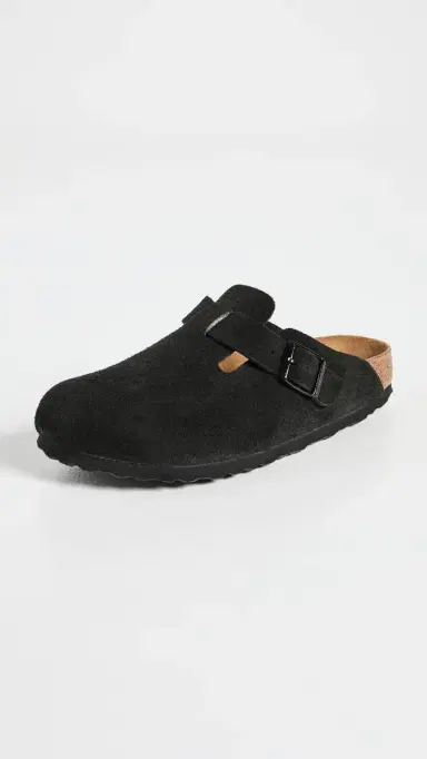 Birkenstock Boston Soft Footbed Clogs Black 38 | Thumbnail 2