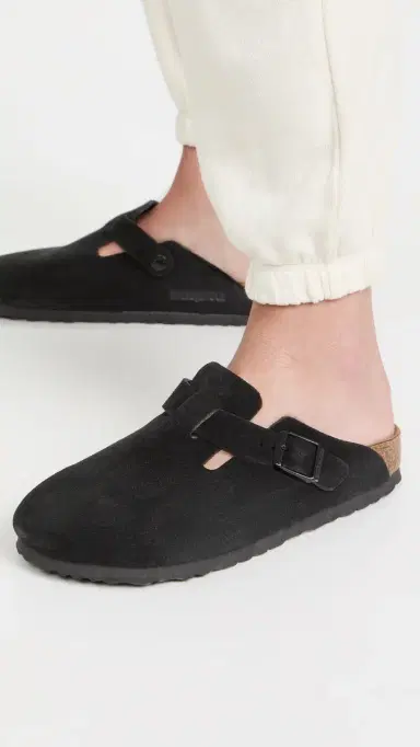 Birkenstock Boston Soft Footbed Clogs Black 38 | Thumbnail 3