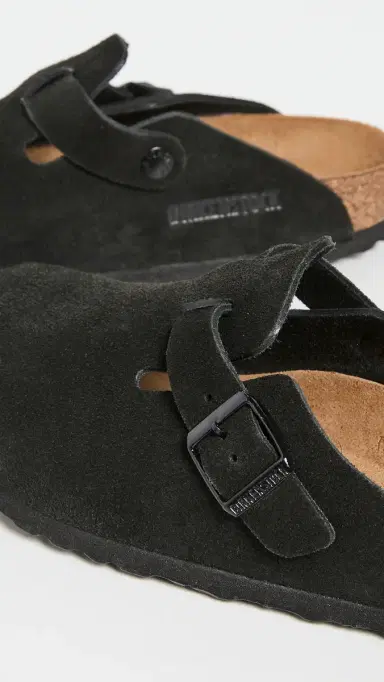 Birkenstock Boston Soft Footbed Clogs Black 38 | Thumbnail 6