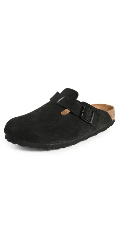 Birkenstock Boston Soft Footbed Clogs Black 38 | Thumbnail 1