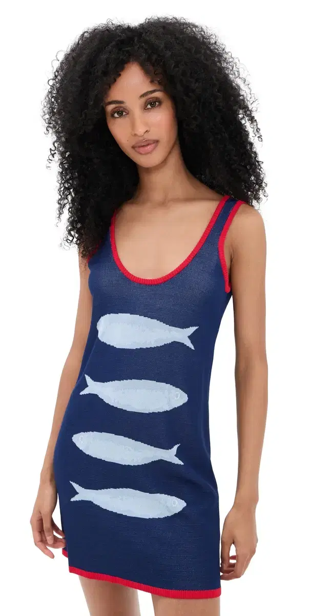 Next Stop ini Dress Sardines Graphic Knit