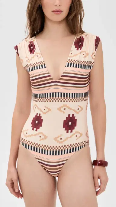 Carolina K isette One Piece Multi Chacana Brown | Thumbnail 2