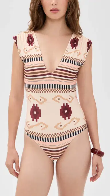 Carolina K isette One Piece Multi Chacana Brown | Thumbnail 5