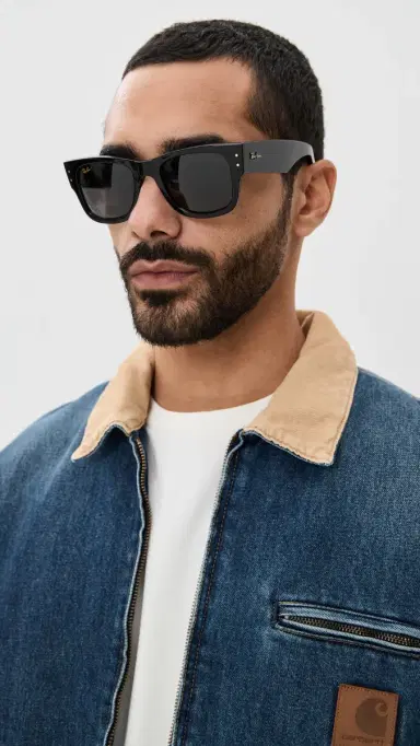 Ray-Ban Mega Wayfarer Sunglasses Black One Size | Thumbnail 4 Ray-Ban Mega Wayfarer Sunglasses Black One Size | Thumbnail 4