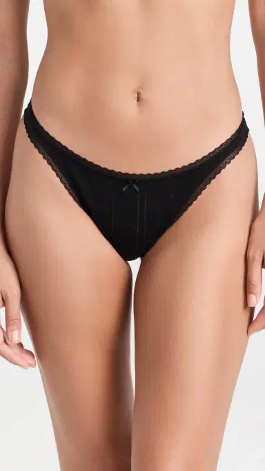 COUCOU The Thong 3 Pack Black | Thumbnail 3