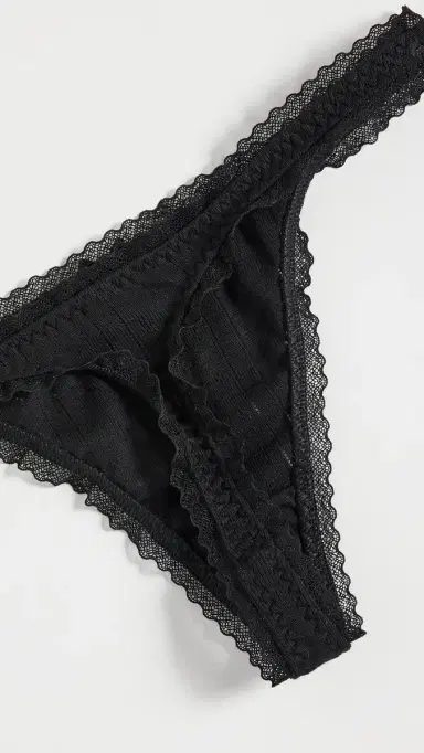 COUCOU The Thong 3 Pack Black | Thumbnail 5