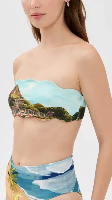 Farm Rio Copacabana Beach Bandeau Bikini Top Copacabana Beach ulti | Thumbnail 4 Farm Rio Copacabana Beach Bandeau Bikini Top Copacabana Beach ulti | Thumbnail 4