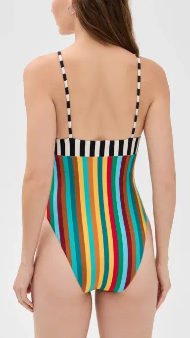 SIMONMILLER Behati One Piece Vibrant ulti Stripe | Thumbnail 3
