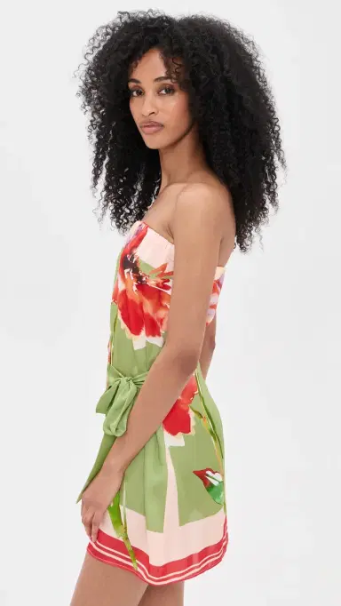 Misa Priya Dress Scarf Flora t | Thumbnail 4 Misa Priya Dress Scarf Flora t | Thumbnail 4