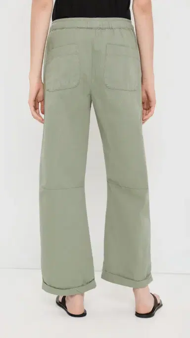 Le Jean Mara Sateen Drawstring Pants Soft Sage 27 | Thumbnail 3 Le Jean Mara Sateen Drawstring Pants Soft Sage 27 | Thumbnail 3