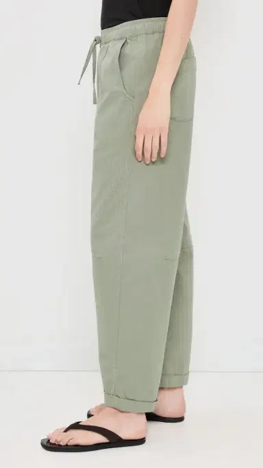 Le Jean Mara Sateen Drawstring Pants Soft Sage 27 | Thumbnail 4 Le Jean Mara Sateen Drawstring Pants Soft Sage 27 | Thumbnail 4