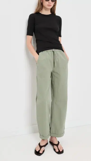 Le Jean Mara Sateen Drawstring Pants Soft Sage 27 | Thumbnail 5 Le Jean Mara Sateen Drawstring Pants Soft Sage 27 | Thumbnail 5