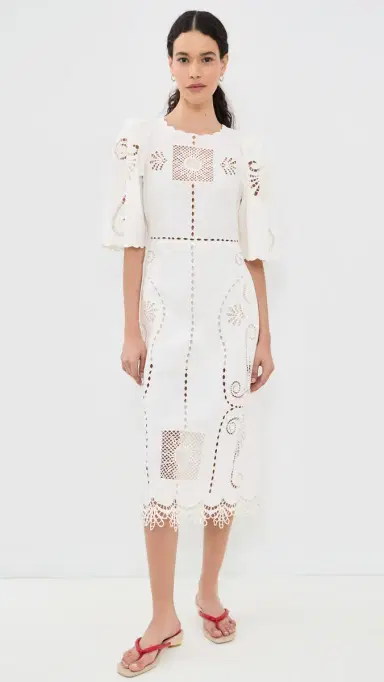 Carolina K Valentina Dress Off White | Thumbnail 2 Carolina K Valentina Dress Off White | Thumbnail 2