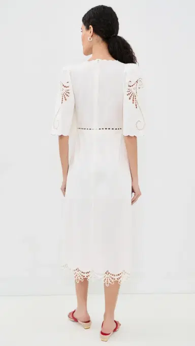 Carolina K Valentina Dress Off White | Thumbnail 3 Carolina K Valentina Dress Off White | Thumbnail 3