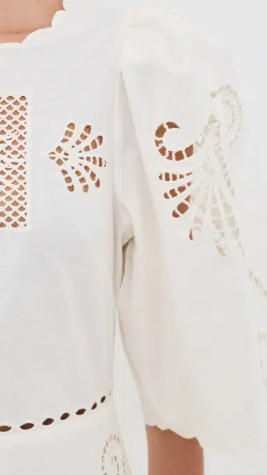 Carolina K Valentina Dress Off White | Thumbnail 6 Carolina K Valentina Dress Off White | Thumbnail 6