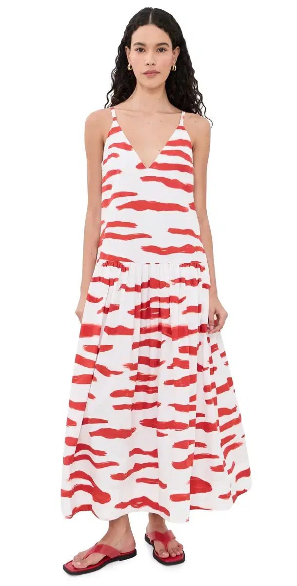 De Loreta Paca Dress itoral Rojo