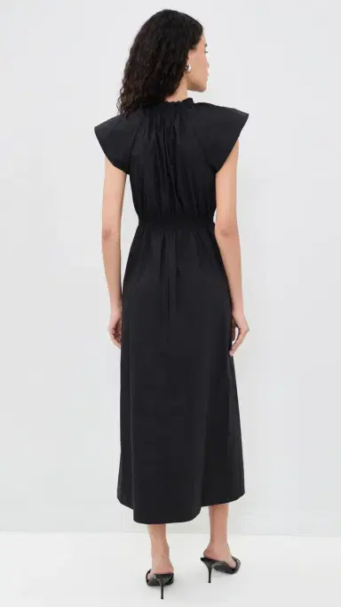 Tanya Taylor Ivana Dress Black | Thumbnail 3 Tanya Taylor Ivana Dress Black | Thumbnail 3