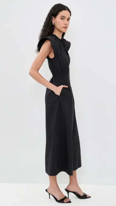 Tanya Taylor Ivana Dress Black | Thumbnail 4 Tanya Taylor Ivana Dress Black | Thumbnail 4