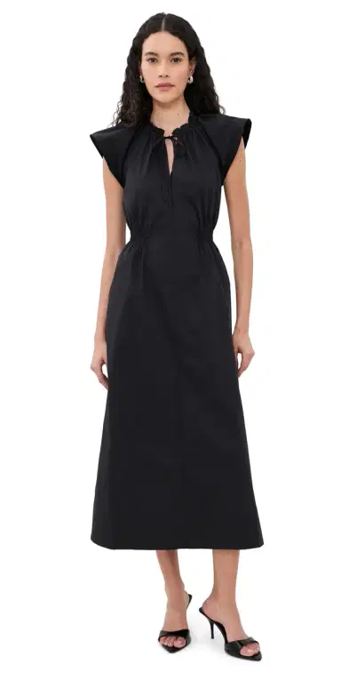 Tanya Taylor Ivana Dress Black | Thumbnail 1 Tanya Taylor Ivana Dress Black | Thumbnail 1