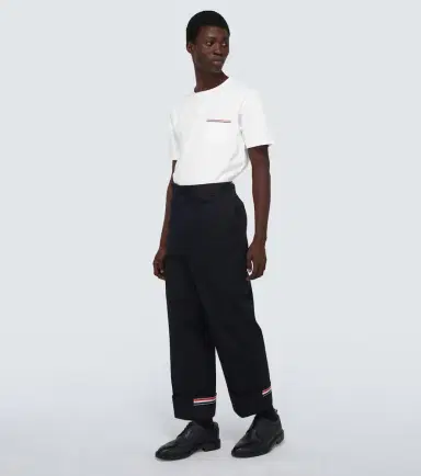Thom Browne Short-sleeved cotton T-shirt | Thumbnail 5