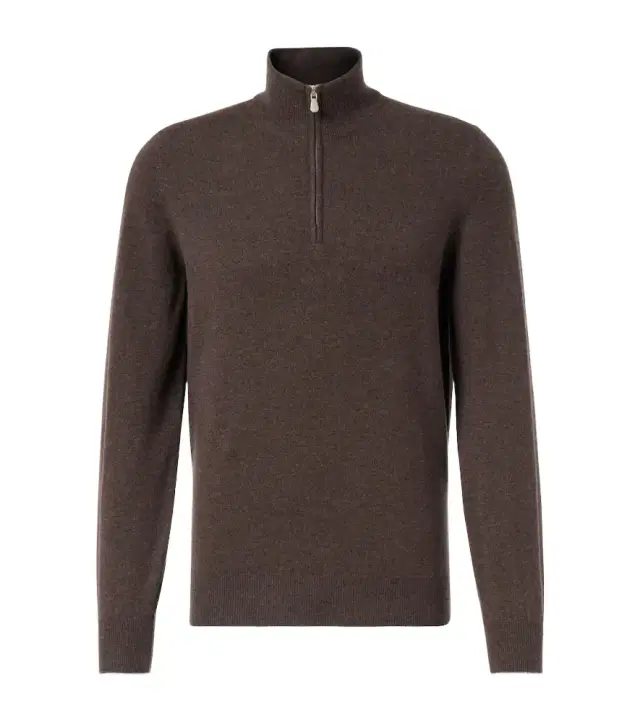 Brunello Cucinelli Cashmere half-zip sweater