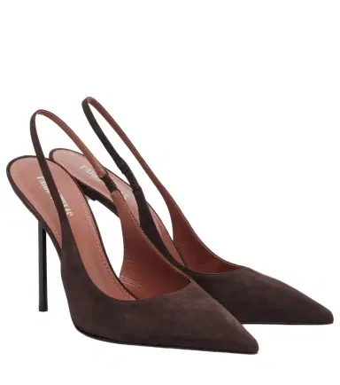 Paris Texas Lidia 105 suede slingback pumps | Thumbnail 1 Paris Texas Lidia 105 suede slingback pumps | Thumbnail 1