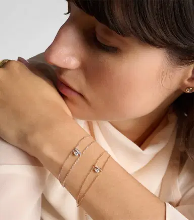 Repossi Letters 18kt white gold bracelet with diamonds | Thumbnail 3 Repossi Letters 18kt white gold bracelet with diamonds | Thumbnail 3